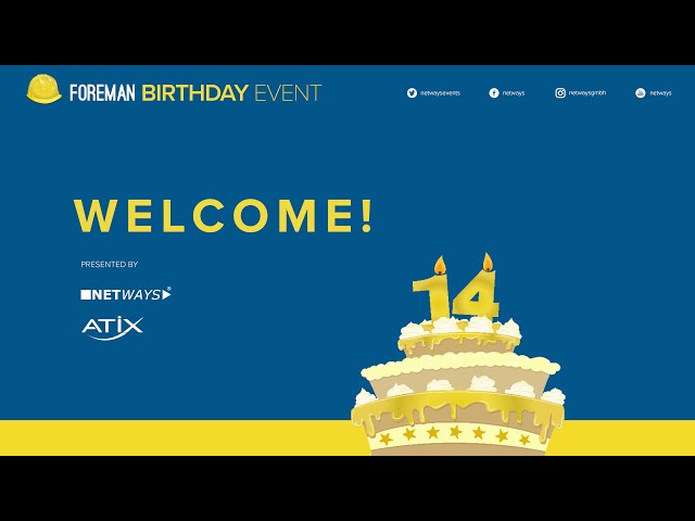 Foreman Birthday Event 2023