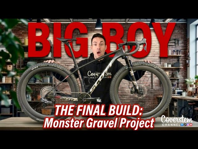 Monster gravel crazy project : the FINAL BUILD and TEST RIDE