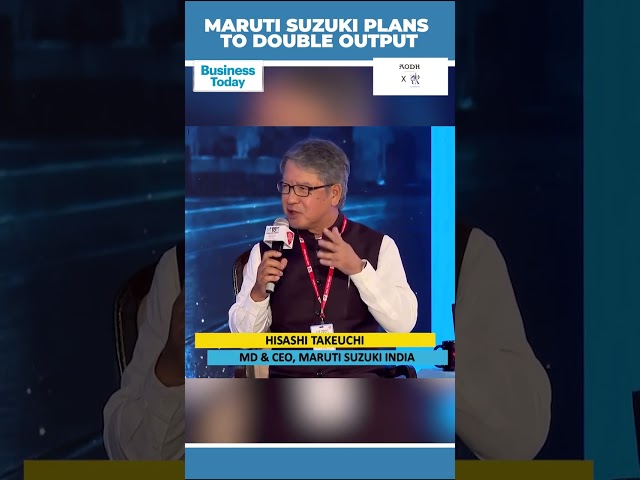 Maruti Suzuki Plans To Double Output