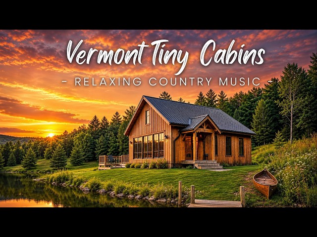 Vermont Tiny Cabins | Relaxing Country Music
