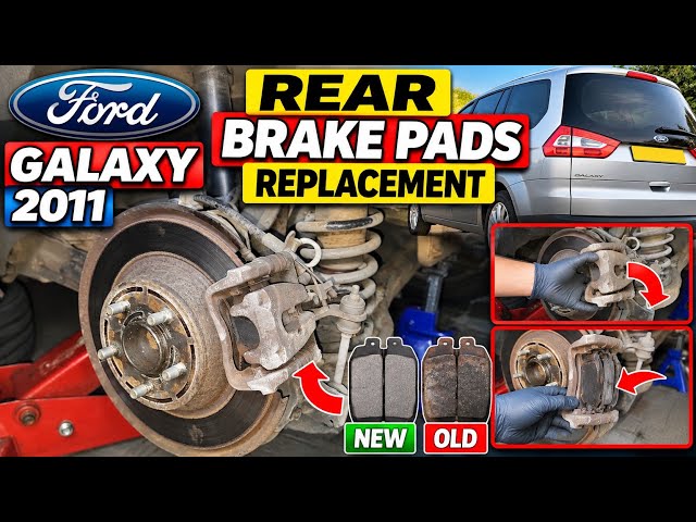 Ford galaxy mk3 rear brake pads replacement  How to change the Ford galaxy rear brake pads at home.