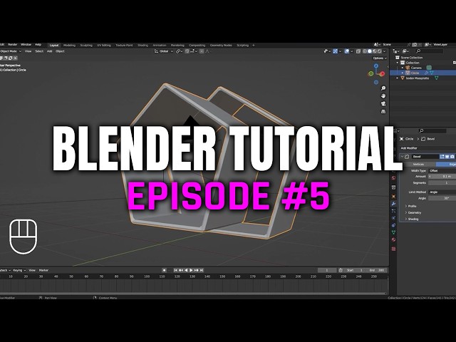 How To Make VJ Tunnel Loop | Blender Tutorial Episode #5