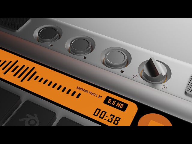 How to model a Simple Keyboard in Blender 5.2 | Full Tutorial