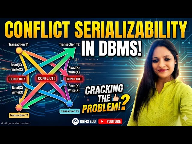 What is Conflict Serializiability in dbms | Debug Concepts