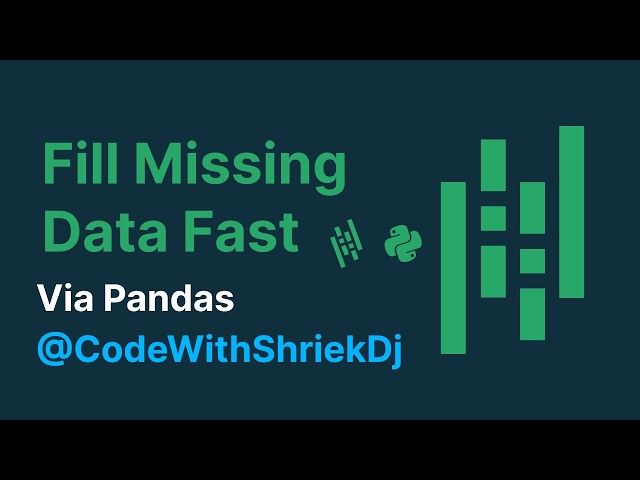 Cross-Referencing and Filling Missing Data - With Real World Data | Pandas Data Cleaning Tutorial