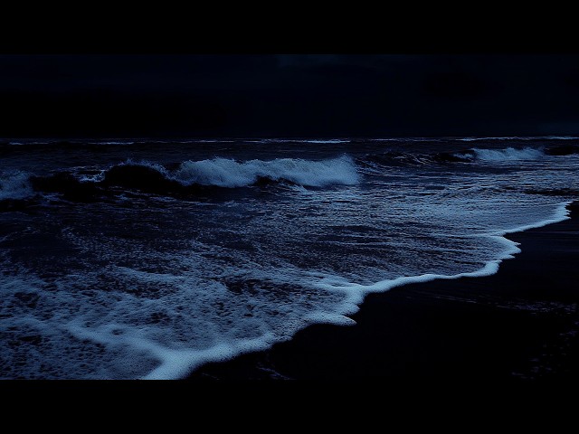 Powerful Sea Sounds for Deep Sleep | Black Screen Gentle Ocean Waves for Relaxation & Stress Relief