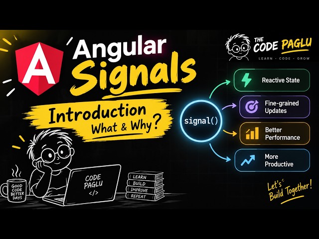Angular Signals — What & Why? | Introduction | Angular Signals #1