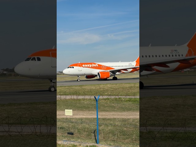 Airbus A319 EasyJet in Prague Airport #shorts #aviation #airplane #airbus #a319 #easyjet #fyp