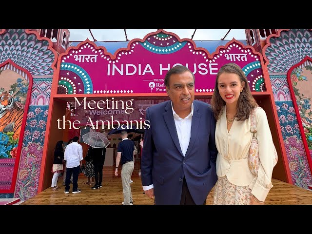 A Day at the Olympic India House (meeting the Ambanis!)