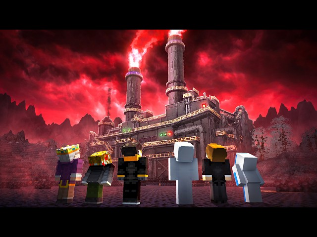 I Put 6 Youtubers in a Radioactive Factory in Minecraft