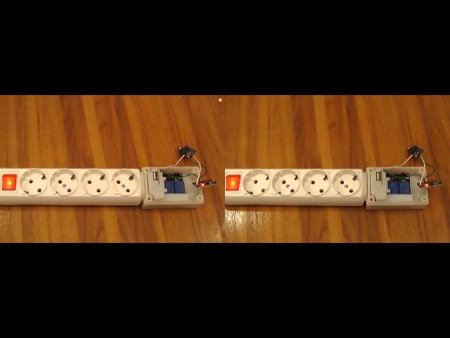 IoT Power Strip - First test of ESP8266 and Arduino modules