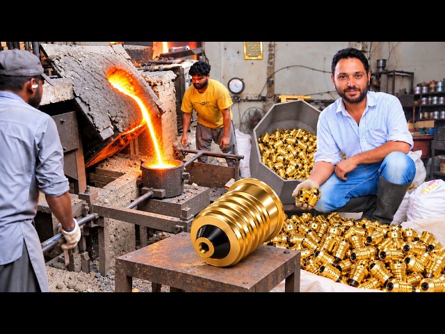 Incredible Making Process OF LED BULB Holder In Asian Factory | Mass Production Process