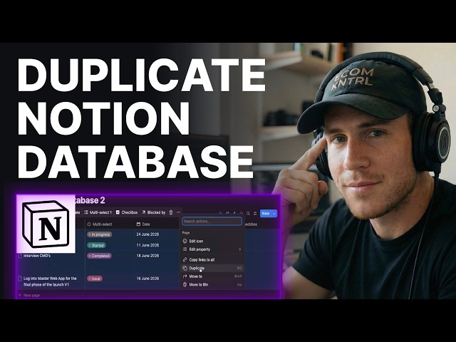 How to Duplicate a Database in Notion (2026) | Step-by-Step