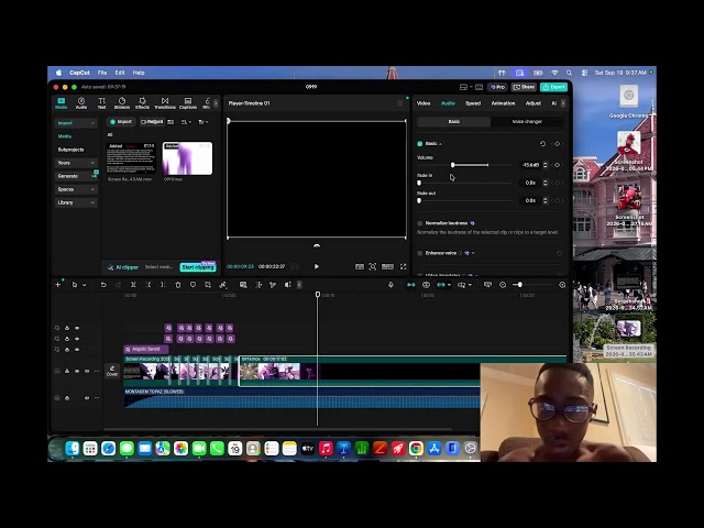 Editing Hakari On CapCut Desktop