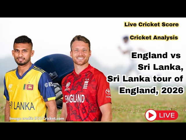 Live Analysis : England vs Sri Lanka, 3rd T20I, Sri Lanka tour of England, 2026 - Cricket Data