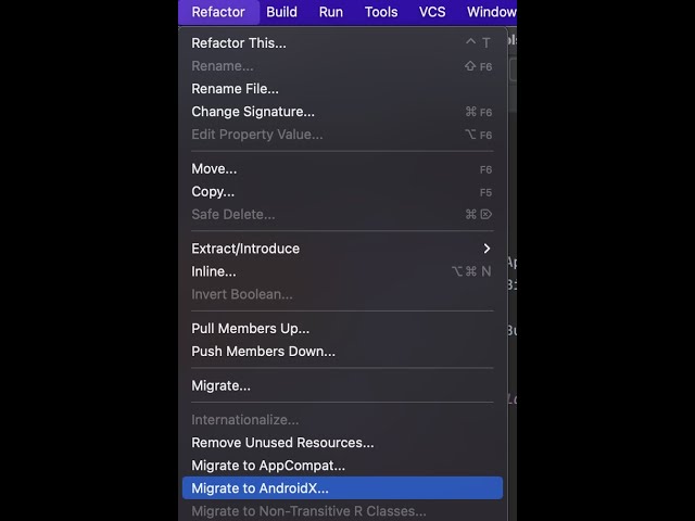 Migrate to AndroidX