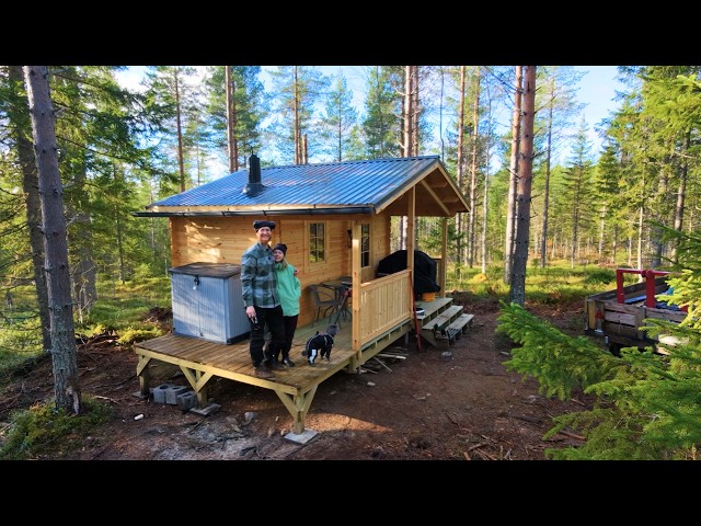 TIME TO MOVE IN!!! (The Mini-Cabin is Done) - Off-Grid Cabin Build EP15