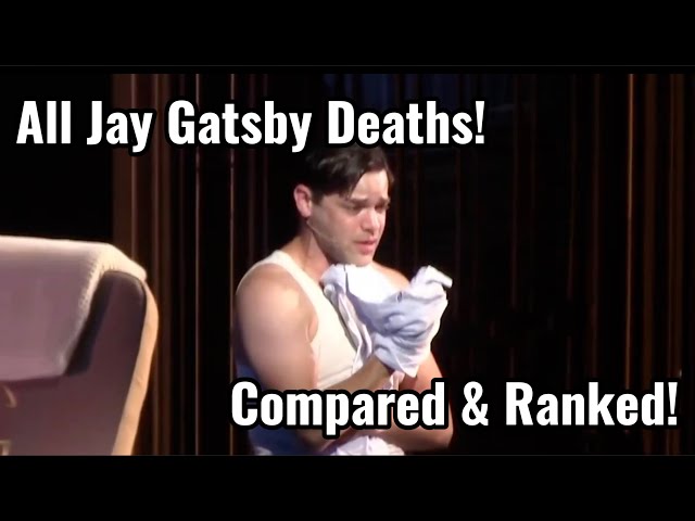 All Jay Gatsby Deaths Compared & Ranked! (Musical)