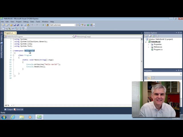 03 Dissection the First C# Program You Created For Beginners