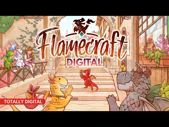 Flamecraft | TOTALLY DIGITAL | Digital Board Game Tutorial and Playthrough (Steam version)