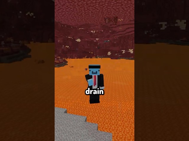Draining the NETHER in Minecraft...