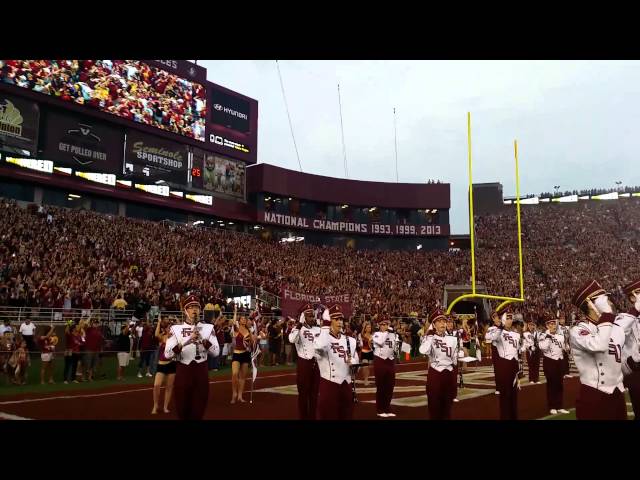 FSU 2014 First Home Game Entrance