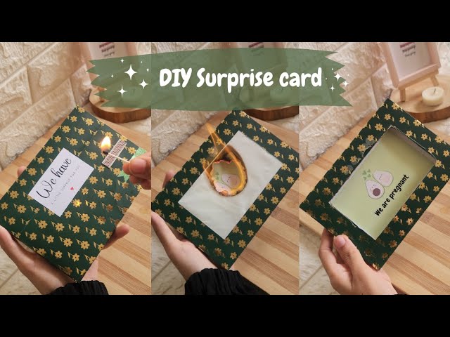 DIY surprise card with 📏✏️Detailed Measuremnts📏✏️