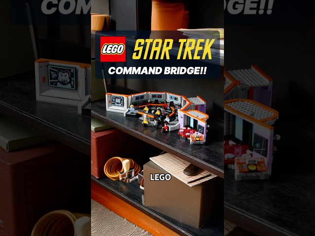 Beam me up, LEGO! 🖖 Enterprise Bridge set just revealed!#lego #StarTrek #LEGOStarTrek #StarTrek60