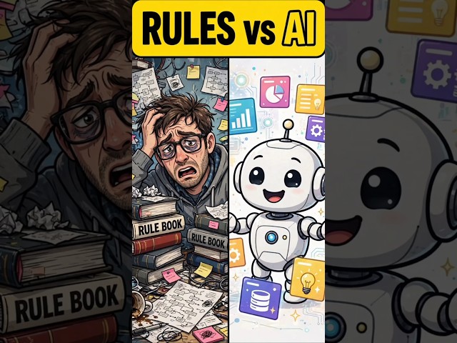 Computer ku Velai Kodukkurom... Rendu Vithama! Rules vs Learning! 🤯🤖 | #learnaisimply