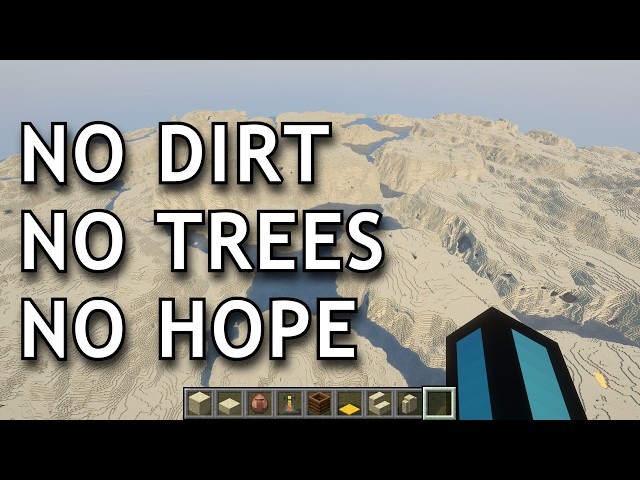 Can I Survive 100 Days In A DESERT ONLY World?