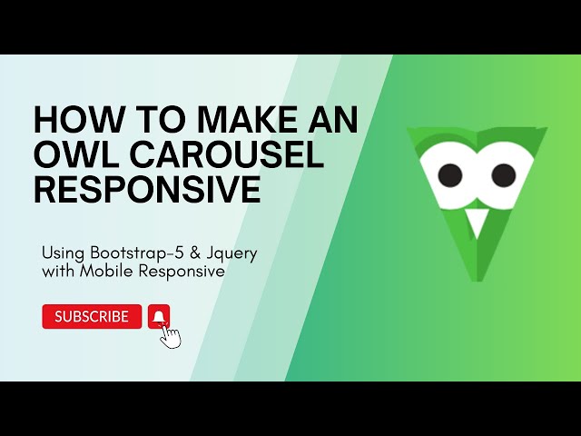 How to make an owl carousel responsive