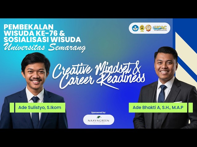 🔴[LIVE] PEMBEKALAN WISUDA KE-76 & SOSIALISASI WISUDA UNIVERSITAS SEMARANG 2026