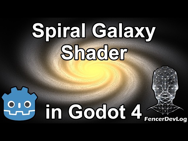 Godot 4: Spiral galaxy shader (tutorial)