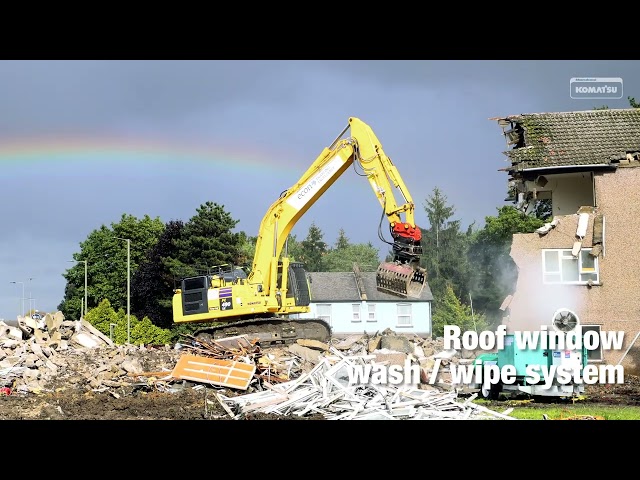 Komatsu Demolition Excavators - built in the UK and Demo spec from the factory.