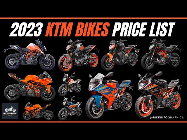2023 KTM Bikes Price List [All KTM Models] 🔥