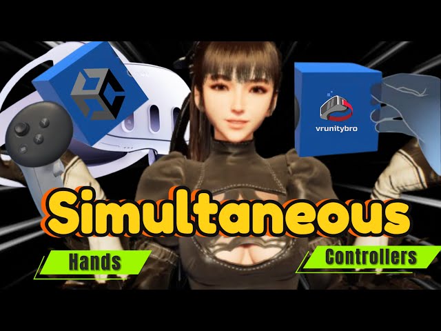 Simultaneous Hands and Controllers (Multimodal) Meta Quest Unity