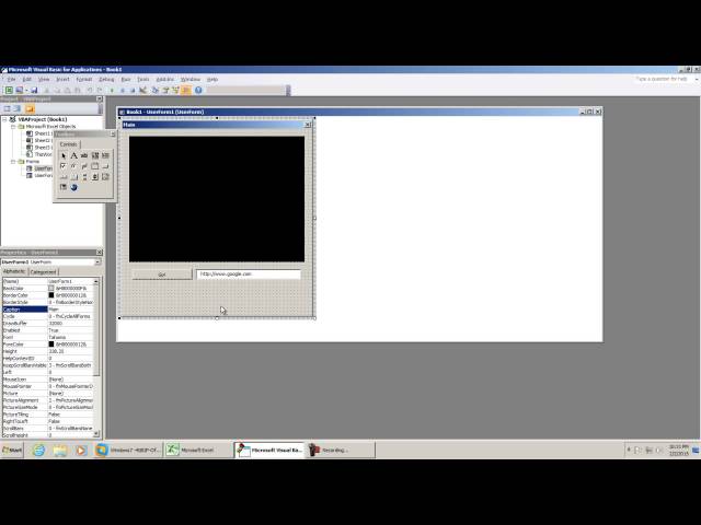 Excel 2010 - How to Load VBA Web Browser in Multiple User Forms Q & A