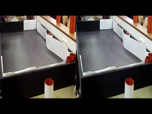 Another 3D Video of Wall Following Robots