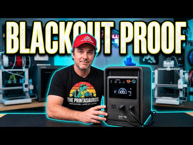 Can Anker SOLIX S2000 Save a 3D Print?