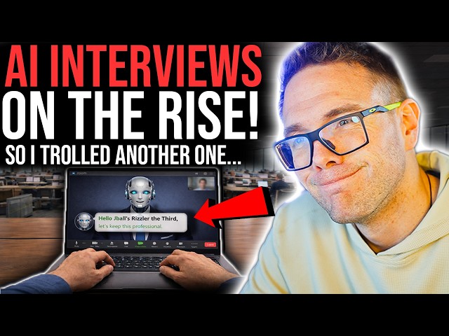 AI INTERVIEWS ON THE RISE! SO I TROLLED ANOTHER ONE...