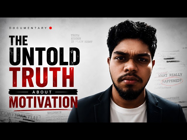 The biggest lie about MOTIVATION nobody tells you