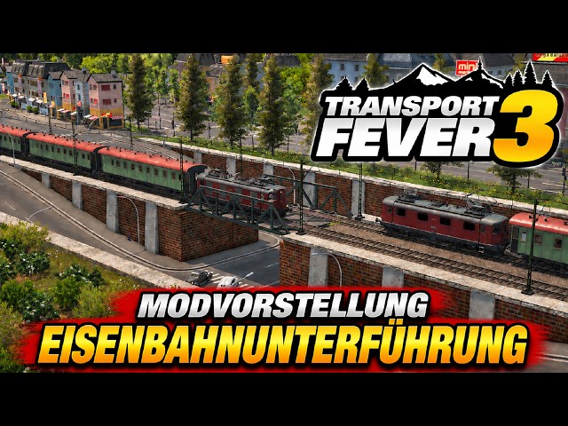 Transport Fever 3 Mod Showcase | Compact Railway Underpass