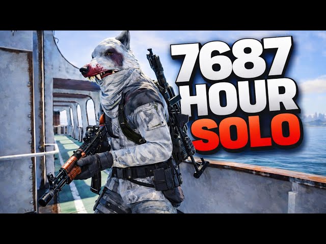 What 7687 Hours of SOLO Rust Console Looks Like..