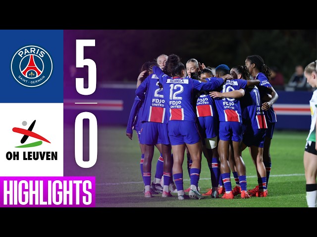 Les Parisiennes dominent largement OH Leuven ! 👊