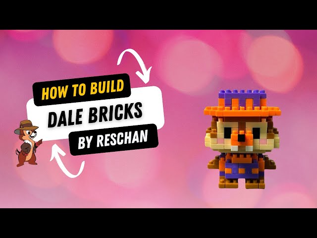 How to Build Mini Lego Chipmunk Dale I Tutorial I #bricks #lego #minilego #brick #nickelodeon