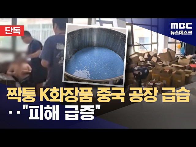[Exclusive] Fake K-Beauty Products Surge Amid Global Popularity… Lack of Support (2026.10.12/News...
