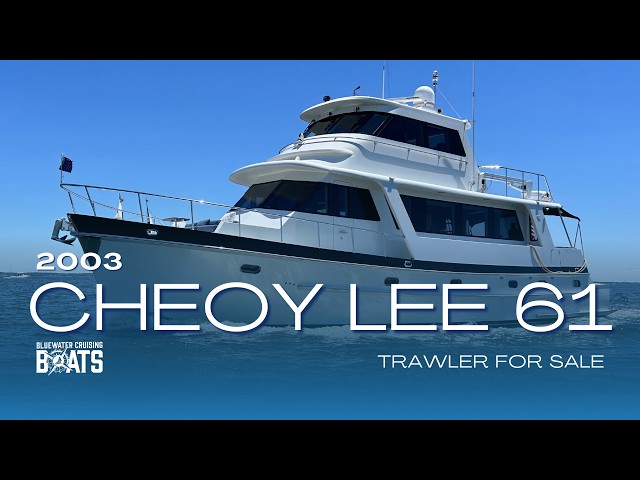 2003 Cheoy Lee 61 LRC Cockpit Motor Yacht “Looking Glass” | Full Yacht Tour