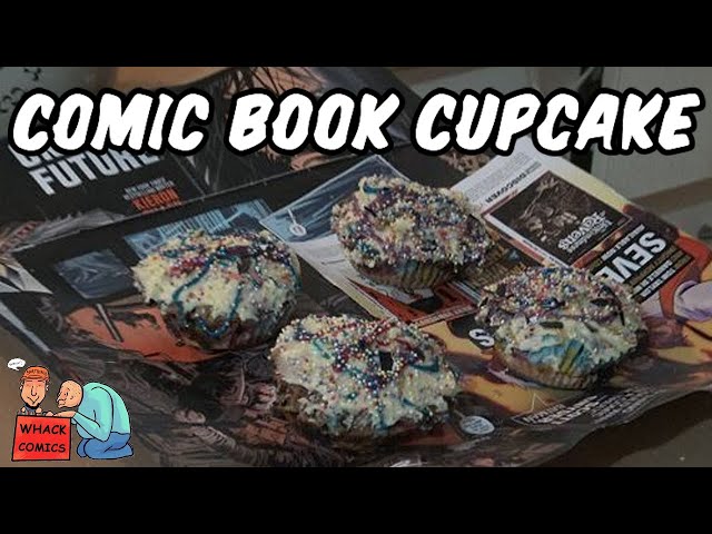 Comic Book Cupcakes