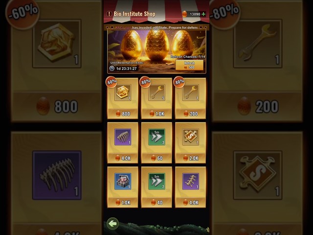 Last Z 30,000 Dino Eggs to Spend! 🦖 Bio Institute Shop | Dino Origin #lastzsurvivalshooter
