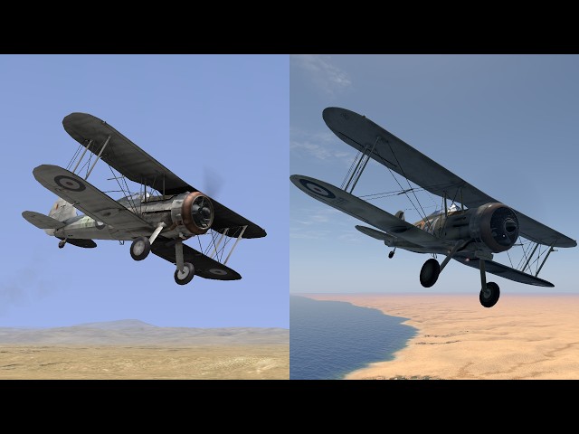 Evolution of Gloster Gladiator in Combat Flight Simulators (2006 - 2026)